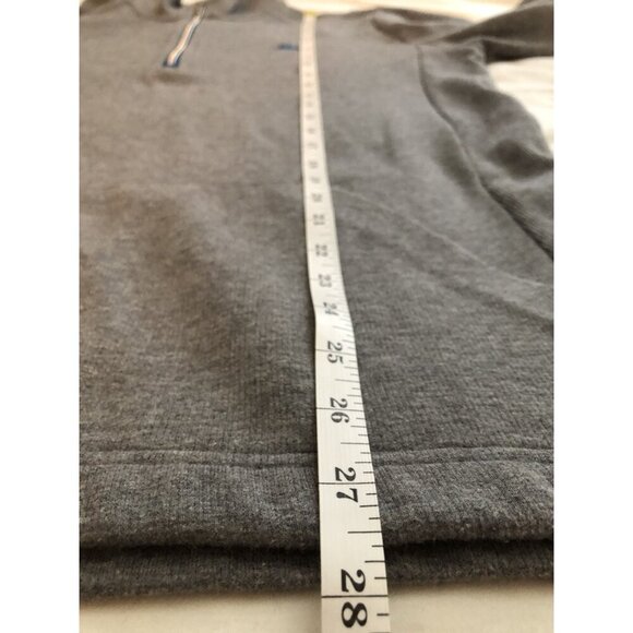 Tommy Bahama Mens Ribbed Knit Lounge Quarter-Zip Shirt M Gray Pullover Golf - Picture 10 of 10